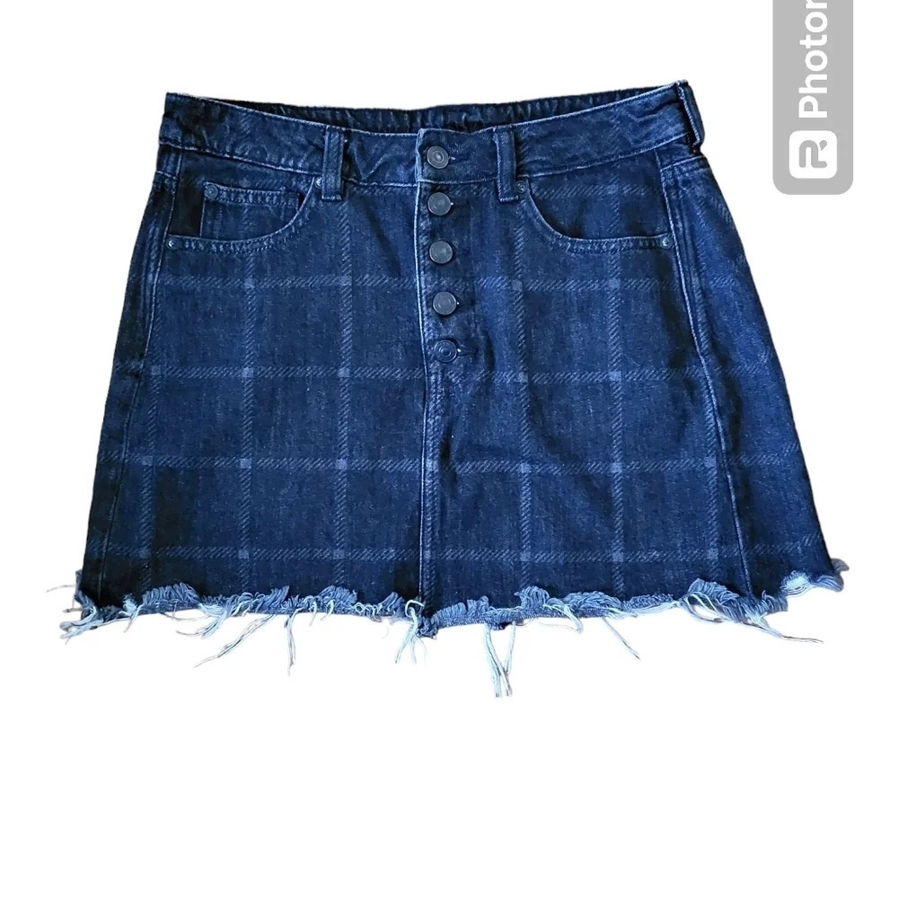 💕American eagle denim mini skirt
